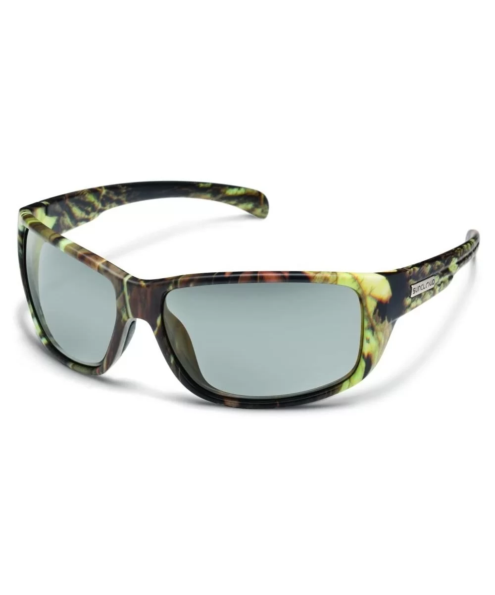 Milestone Polarized Sunglass with Polycarbonate Lens - Matte Camo Frame - CQ120RO293B $75.50 Sport