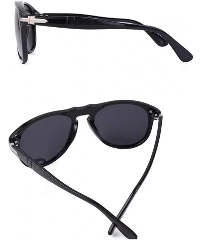 Retro oval Classic sunglasses for men and women 007 sunglasses oversized UV400 prection - 4 - CE194CMR0M6 $22.02 Oversized