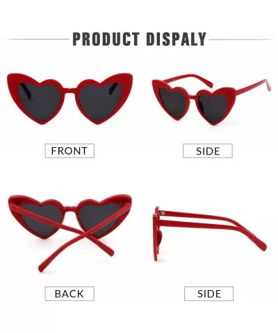 Vintage Sunglasses Glasses Plastic Mirrored - J 2 Pack Pink Red - C218N0C9ZYI $16.76 Cat Eye