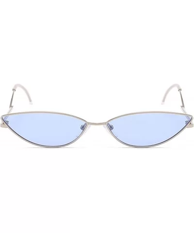 Polarized Sunglasses Protection Fashion Festival - Silver Blue - CG18TOI9Y2Z $29.27 Oversized