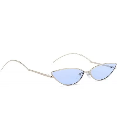 Polarized Sunglasses Protection Fashion Festival - Silver Blue - CG18TOI9Y2Z $29.27 Oversized