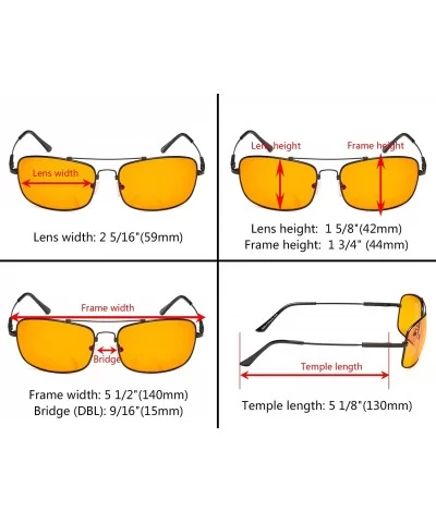 Blue Blocking Orange Tinted Bifocal Glasses for Reading Computer Screen Men Bendable Titanium - 1805-black - CM18ZGWL9ZS $56....