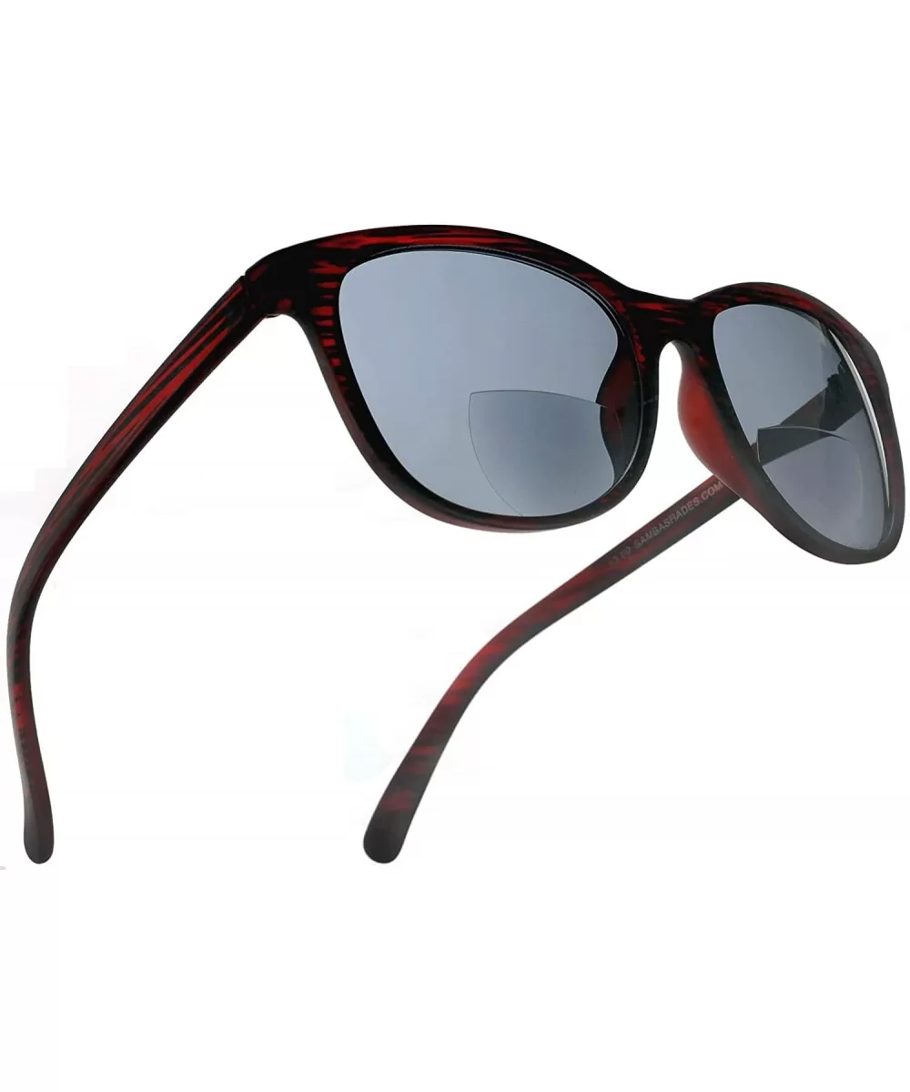 Bifocal Reading Sunglasses Fashion Readers Sun Glasses for Men and Women - Burgundy - CV12EDR9A8J $44.70 Aviator