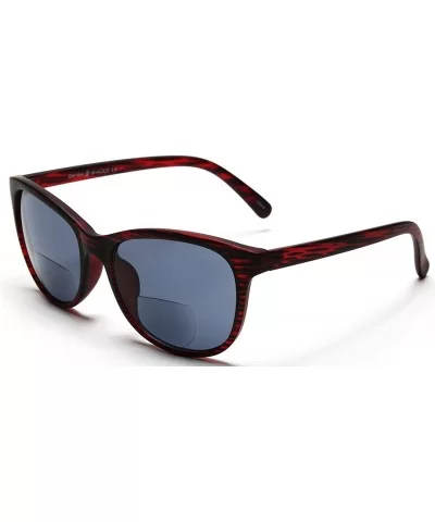 Bifocal Reading Sunglasses Fashion Readers Sun Glasses for Men and Women - Burgundy - CV12EDR9A8J $44.70 Aviator