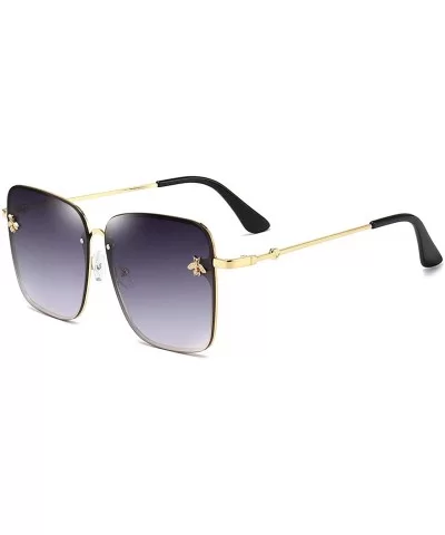 Oversized Square Sunglasses for Women Vintage Gradient Shades Sun Glasses Fashion UV Protection Eyewear - C9197HWII80 $17.97 ...