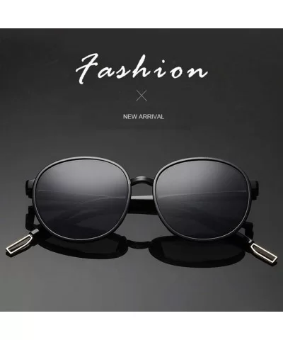 Retro Round Sunglasses Women Transparent Female Sun Glasses Female - Pink - C8198XIN2GQ $13.69 Round