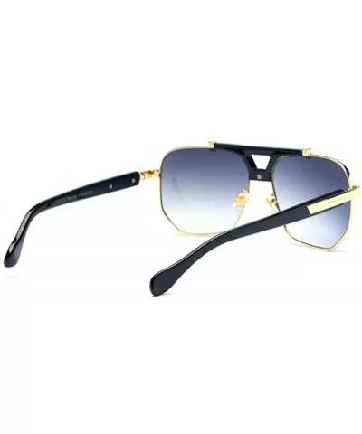 Stylish metal frame material- ladies coated sunglasses retro sunglasses - A - CB18S700K34 $64.33 Aviator