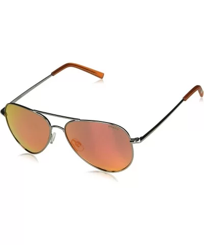 Women's Pld6012/N Aviator Sunglasses - Ruthenium/Red Sp Polarizied - CE12MA8FD30 $74.32 Aviator