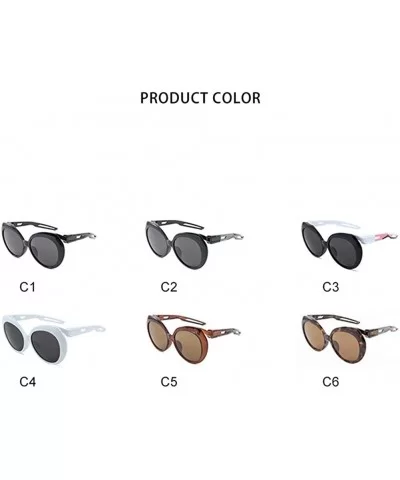 Hollow Out Legs Oversized Round Sunglasses for Women and Men UV400 - C1 - C1198CZZDS0 $15.83 Round