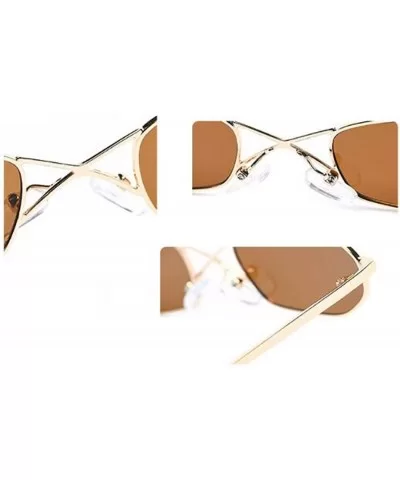 2019 new sunglasses- women's sunglasses fashion small box sunglasses - G - CT18S5C8ICZ $67.63 Aviator