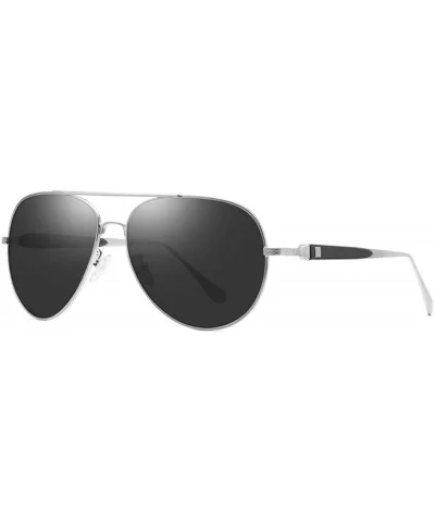 NEW Fashion Sunglasses Fishing Driving Brand Men UV400 Polarized Square Metal Frame Male Sun Glasses - CX198ZRZG0S $63.40 Ove...