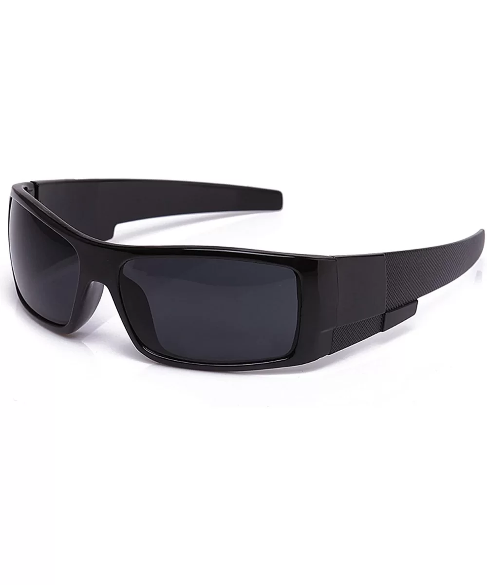 Flat Top Square Gradient Frame Womens Mens Super Oversized Unisex Fashion Sunglasses - 3038 Black - CR11M6SV8DT $10.71 Oversized