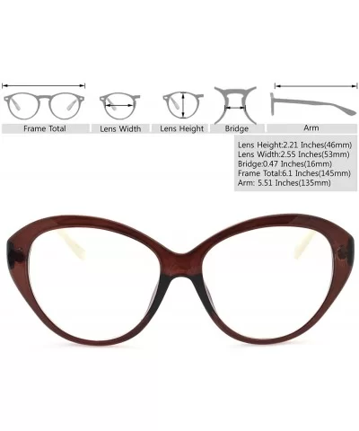 Cat Eye Sunglasses Diva Designer Womens Fashion Eyewear Eye Glasses - Brown 1 41637 - C618DO36GSD $13.09 Cat Eye