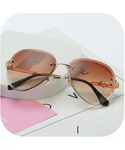 RimlSunglasses Women Fashion Designer Sun Glasses Metal Farme Gradient Shades Cutting Lens FaGoggles UV400 - C0198AI0EMC $48....