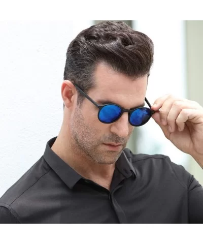 Vintage Women Men Polarized Sunglasses Round Retro Rivet Frame Sun Glasses Goggle Eyewear UV400 Gafas De Sol - CA197A3KQ7C $2...