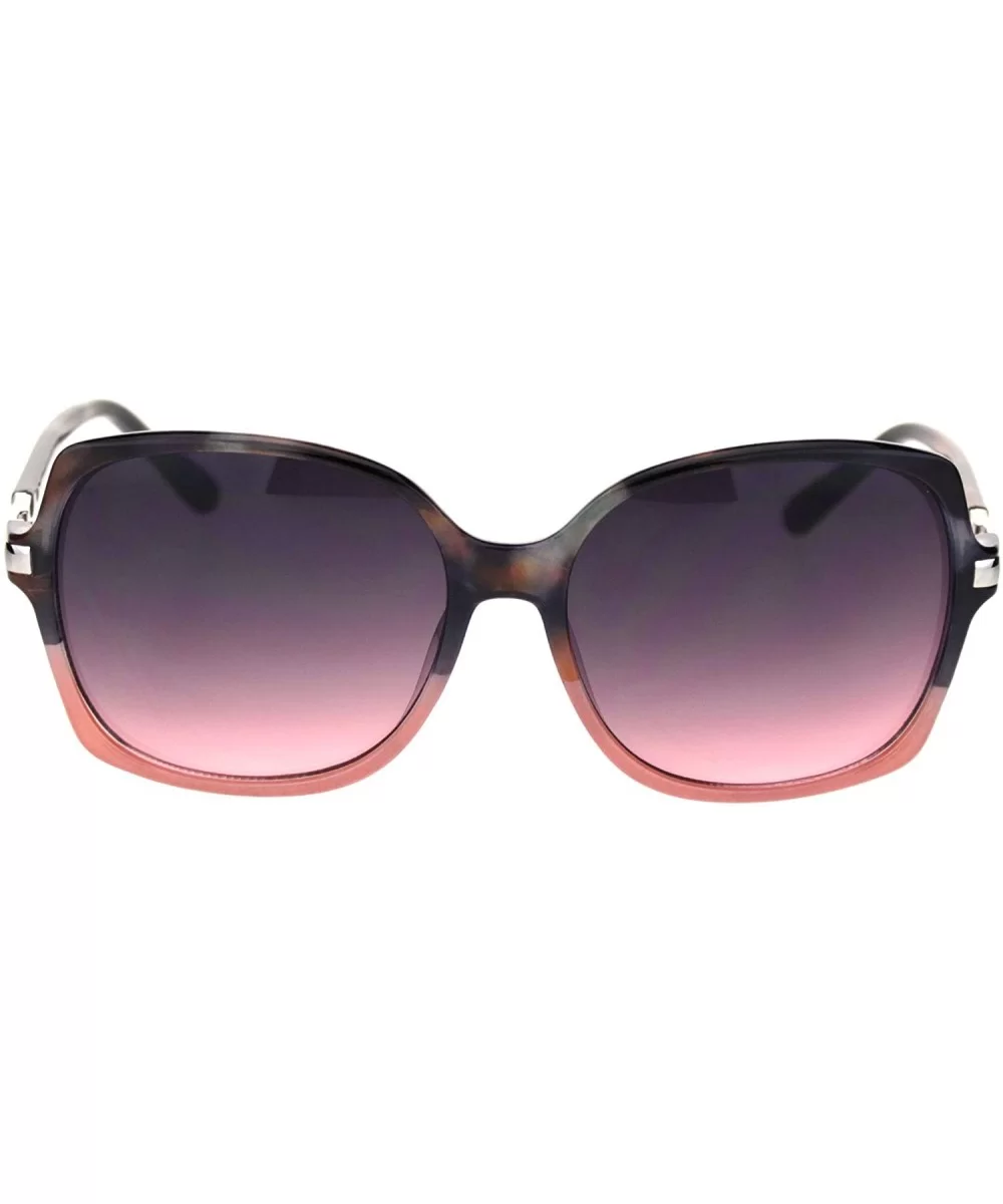 Womens Mod Designer Fashion VG Eyewear Butterfly Sunglasses - Slate Pink Gradient Pink - CP18S9HS9RS $17.27 Butterfly