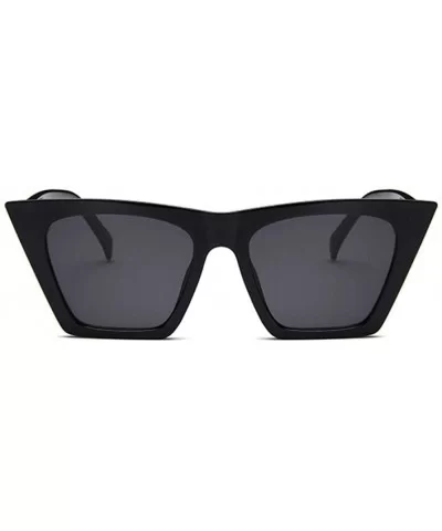 Square Sunglasses Man/Women Cat Eye Sun Glasses Classic Vintage UV400 Outdoor - Champagne - CP198XMIWAZ $13.21 Square