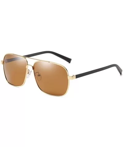 Polarized Sunglasses anti-glare polarized square driving Sunglasses - B - CN18QQ2DGDY $55.85 Square