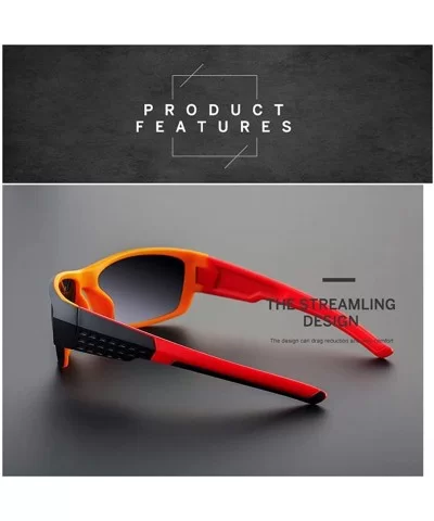 Sports Polarized Sunglasses Riding Glasses Men's Night Vision Glasses - Pink - CV18YEC92IA $42.93 Sport