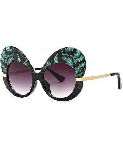 Fashion Cat Eye Sunglasses Women Oversize Butterfly Frame Sun Glasses - C12 - CD18G93RYSE $22.74 Cat Eye