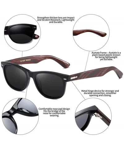 Vintage Polarized Sunglasses for Men Women Classic Retro UV400 Protection Designer Style Sun Glasses - C718ARM7Y8L $25.86 Way...