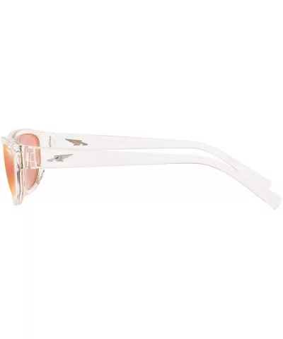 Men's An4260 Lost Boy Rectangular Sunglasses - Transparent/Orange Mirror Red - CC18R8TUCMT $81.97 Sport