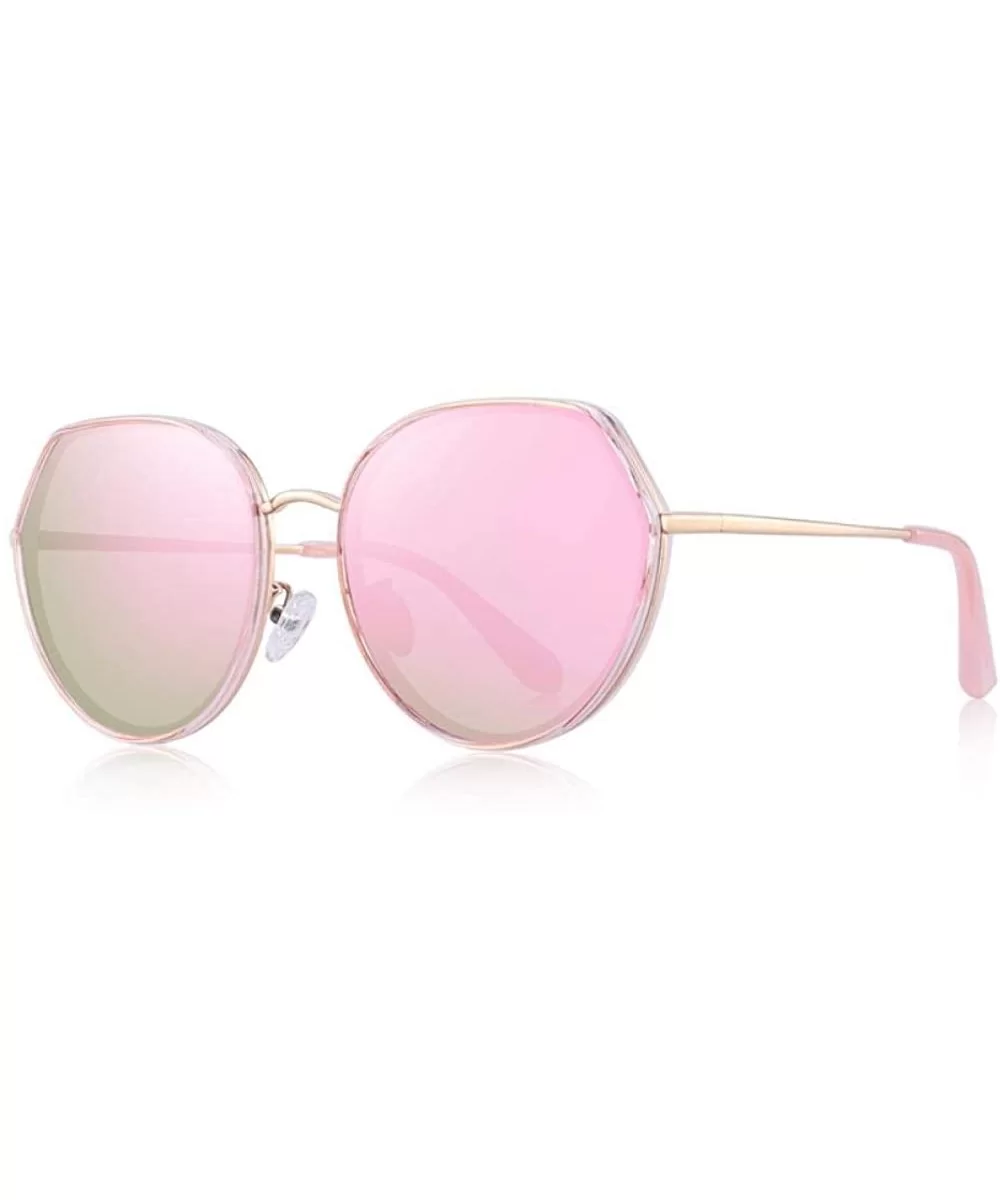 DESIGN Women Fashion Trending Sunglasses Ladies Luxury Polarized Sun C01 Black - C02 Pink - CX18XGE5D26 $23.22 Oversized