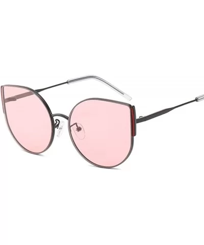 Sunglasses Cat Eye Frame Sunglasses Frameless Women's Ultraviolet Protection - E - CP18Q70SI0T $39.95 Cat Eye