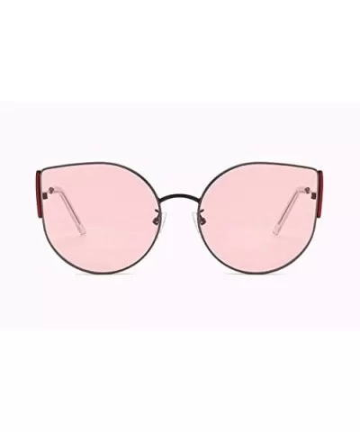 Sunglasses Cat Eye Frame Sunglasses Frameless Women's Ultraviolet Protection - E - CP18Q70SI0T $39.95 Cat Eye