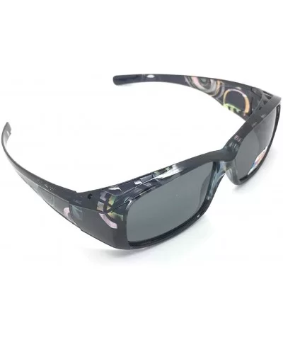 Womens Glare Blocking Polarized Lens 60mm Fit Over Oval Sunglasses - A5 - C718LI5CSSW $13.12 Wrap