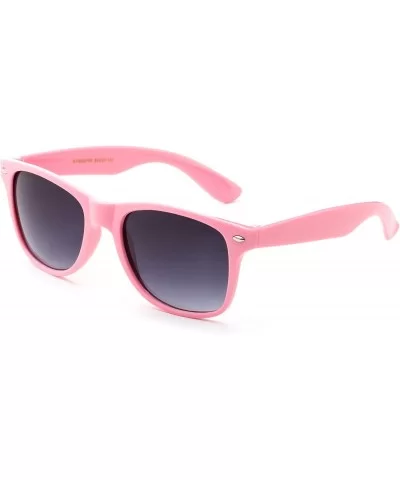 Sunglasses with Pouch Classic 80's Retro Vintage Design UV Protection Sunglasses - 3 Pack-black&pink&mint - CJ18D5KTWMW $44.8...