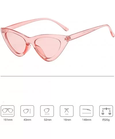 Retro Vintage Cateye Sunglasses for Women Plastic Frame Mirrored Lens Square Shade Eyewear Sun Glasses Goggles - C918UKYZMDG ...