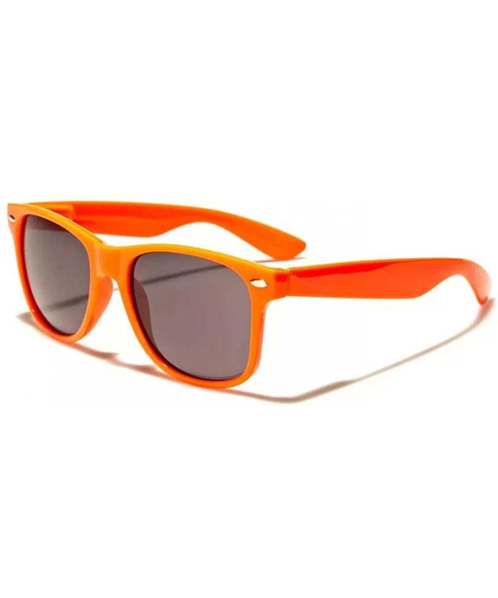 Classic Retro Sunglasses with UV Protection - Orange - C518IA47UGN $13.37 Wayfarer