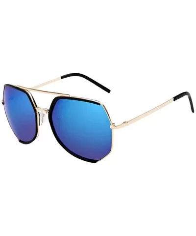 Fashion sunglasses personality sunscreen fashion - Silver Mercury New - CM18X9X6G95 $95.02 Round