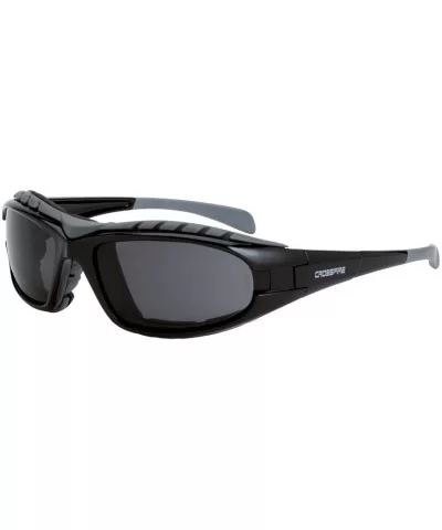 Safety Glasses Diamondback Shiny Red Frame Foam Lined - Smoke Anti-Fog Lens - CQ115FTDDJN $11.34 Goggle