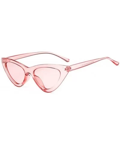 Fashion Cat Eye Sunglasses Vintage Mod Style Retro Eyewear - Pink - CK189U6MKQ4 $27.20 Goggle
