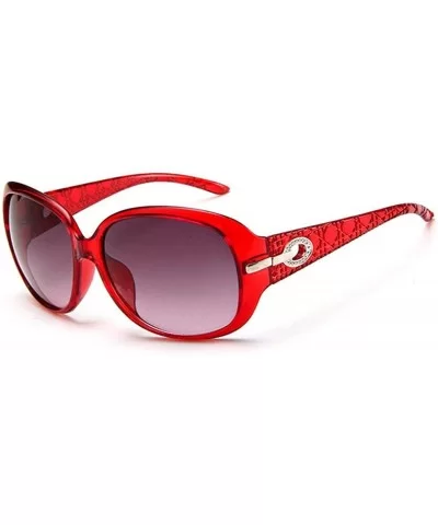 Unisex Fashion Square Shape UV400 Framed Sunglasses Sunglasses - Wine Red - CC196D0DN9N $20.80 Square