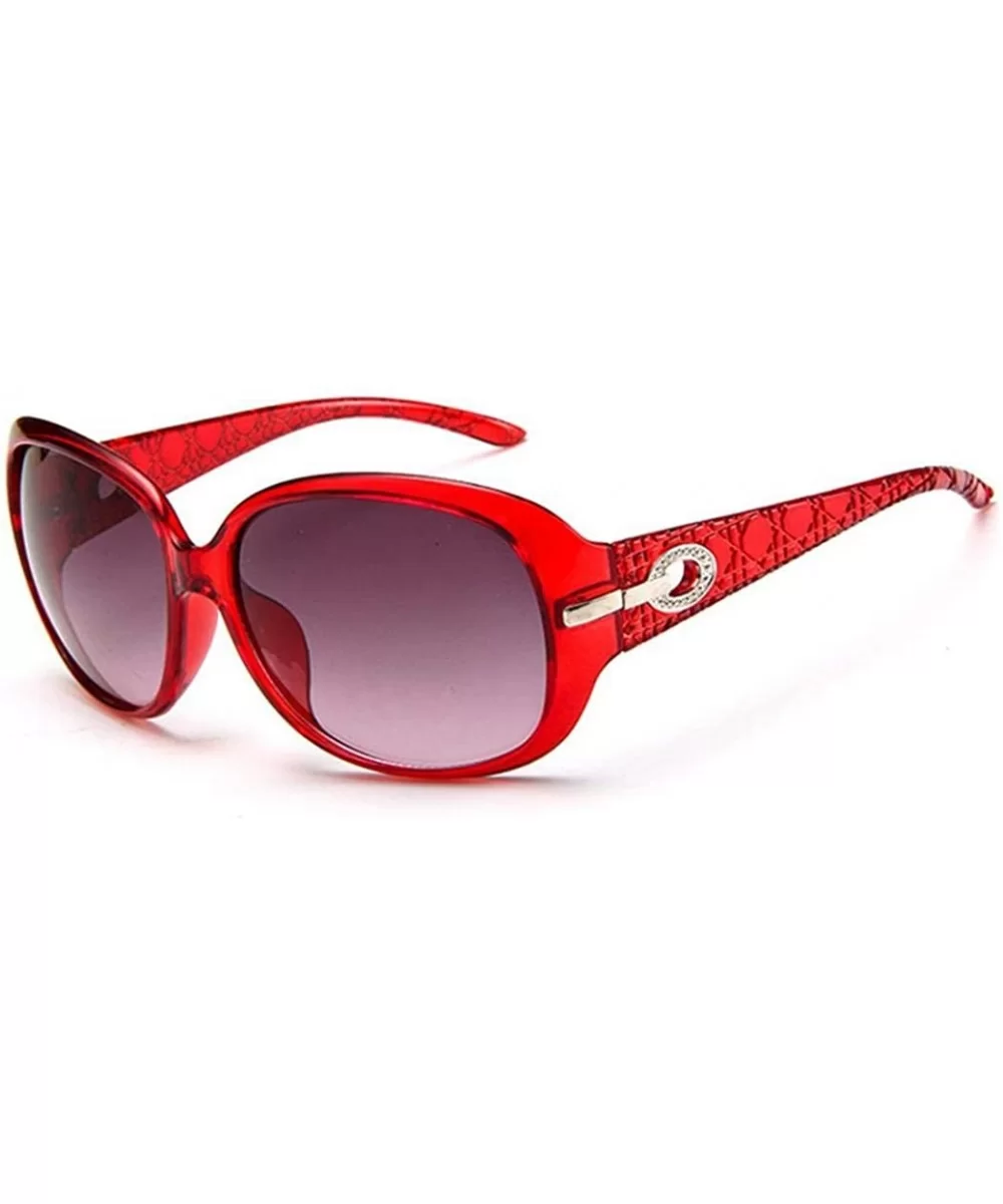 Unisex Fashion Square Shape UV400 Framed Sunglasses Sunglasses - Wine Red - CC196D0DN9N $20.80 Square