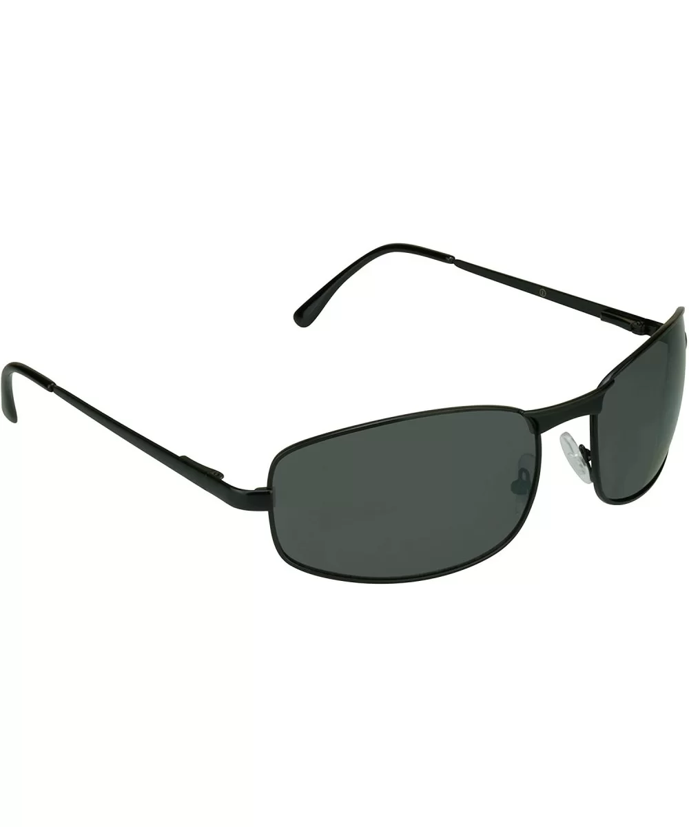 Extra Large Square Sunglasses High Nickel Metal Frame - Black/Gunmetal - CT11UA8H6G9 $22.37 Square