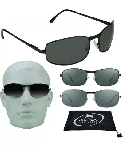 Extra Large Square Sunglasses High Nickel Metal Frame - Black/Gunmetal - CT11UA8H6G9 $22.37 Square