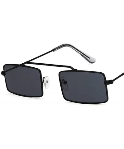 Vintage Steampunk Sunglasses Rectangle Glasses - 4 - CQ18Y258EKI $34.15 Goggle