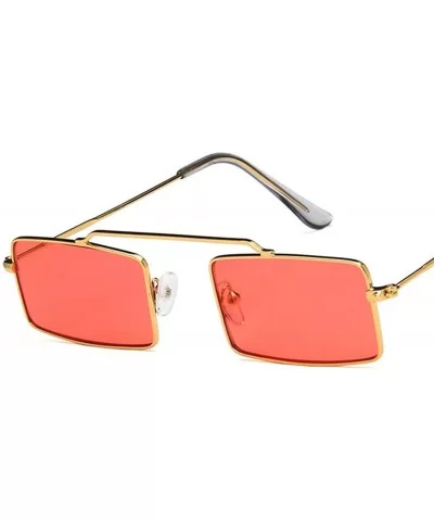 Vintage Steampunk Sunglasses Rectangle Glasses - 4 - CQ18Y258EKI $34.15 Goggle