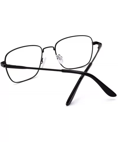 Men's Metal Frame Progressive Multifocus Reading Glasses-M5816 - C3 Black - CP18QMTZKD6 $75.92 Rectangular