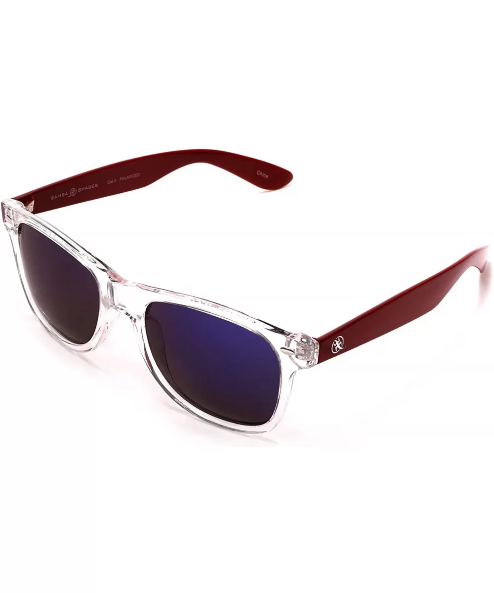 Polarized Modern Venice Horned Rim Sunglasses - White - CZ183M795ZU $11.49 Wayfarer