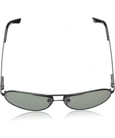 Classic Aviator HTG1012 C3 Polarized Round Sunglasses - Matte Black - CW11OCMWITZ $56.01 Sport