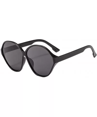 Men Women Square Sunglasses Retro Sunglasses Fashion Sunglass Semi-Rimless Frame Driving Sun glasses Sunglasses - CB19075ATEH...