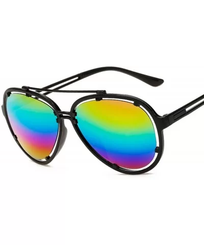 2019 Color Film Sunglasses Women Top Brand Designer Rainbow Sun Glasses For Women Retro Outdoor Driving Glasses - CD18W809Q38...