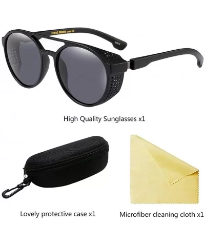 Stylish Sunglasses Women Shades UV400 Protective Mens Ladies Eyeglasses - Sand Black - CL18G7T849K $14.21 Wayfarer