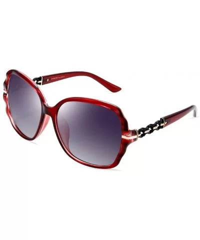 Sunglasses Sunglasses Hipster Driver Driving - Wine Red - CV18WCID5WX $88.25 Oversized