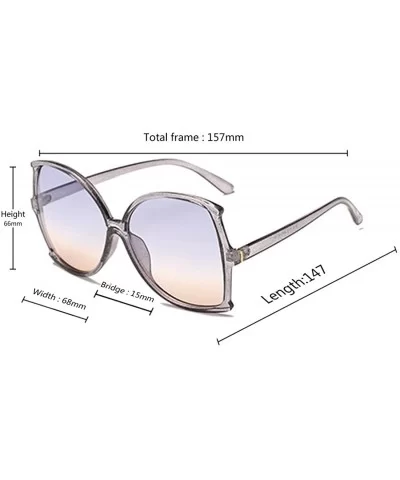 women fashion Simple sunglasses Retro glasses Men and women Sunglasses - Gray - C118LL0444N $12.88 Sport